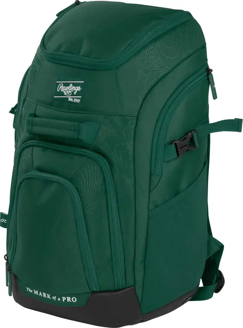 Rawlings Franchise 2 Players Backpack - Dark Green - Forest