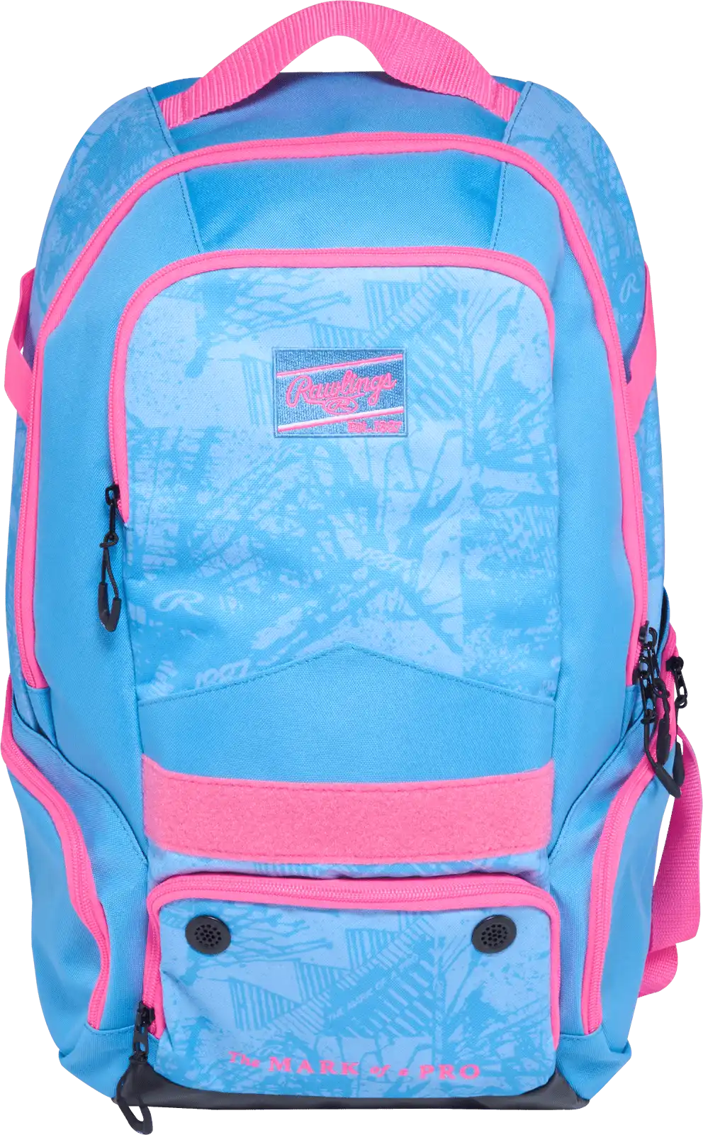 Rawlings Gamer Series Backpack - Columbia Blue Pink