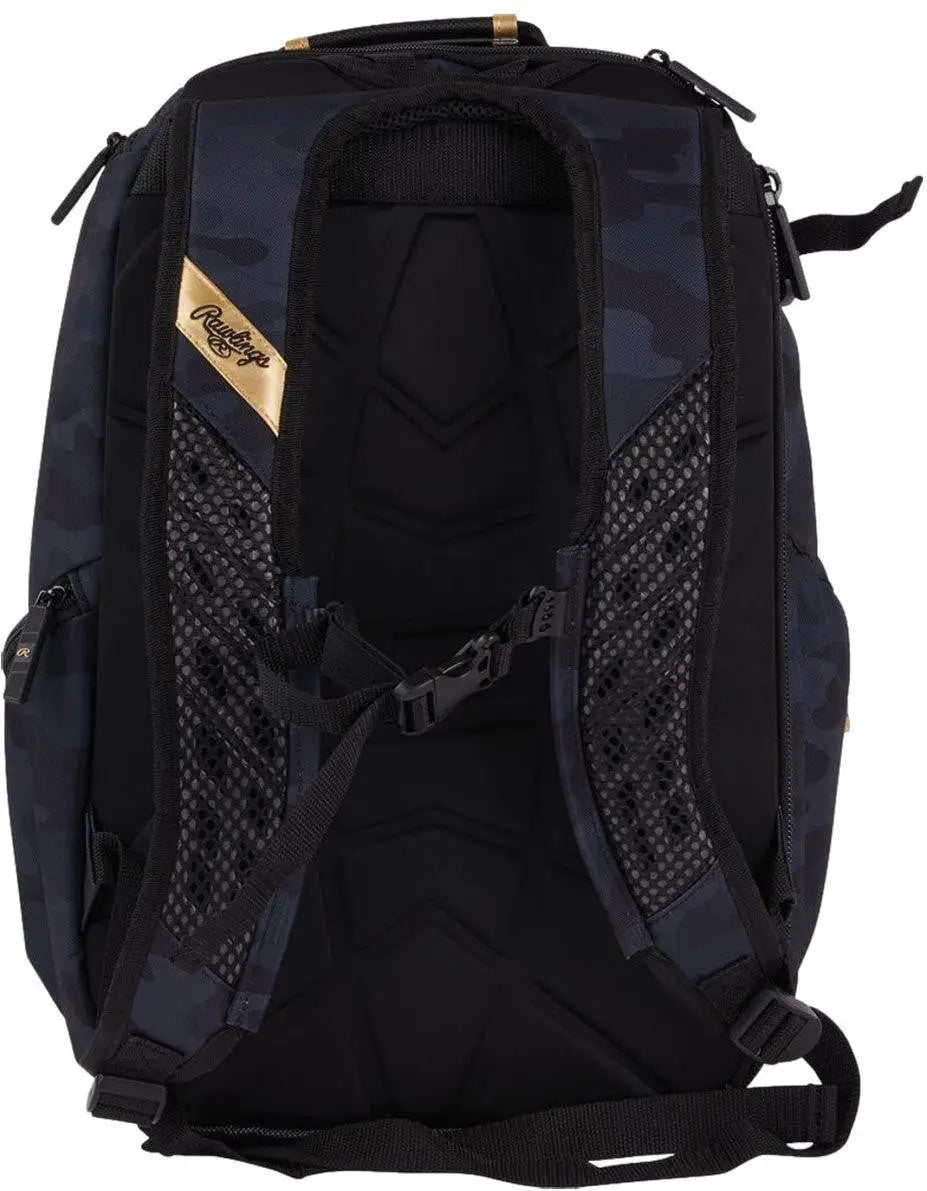 Rawlings Gold Collection Utility Backpack Gcubkpk - Black Camo