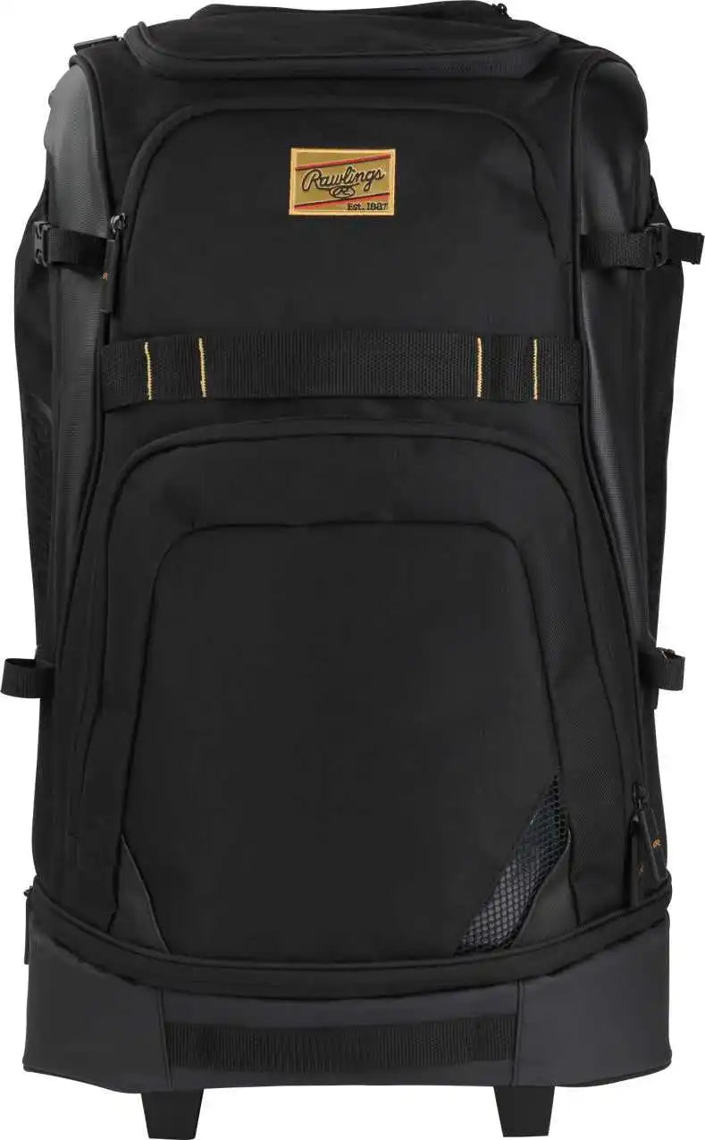 Rawlings Gold Collection Wheeled Bag - Black