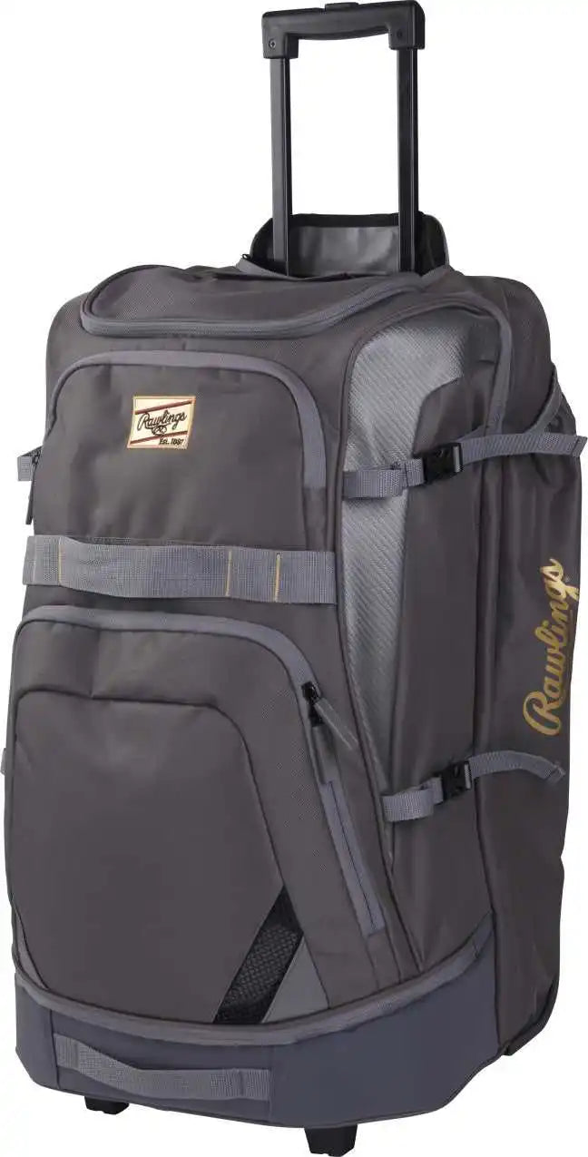 Rawlings Gold Collection Wheeled Bag - Graphite - Dark Gray