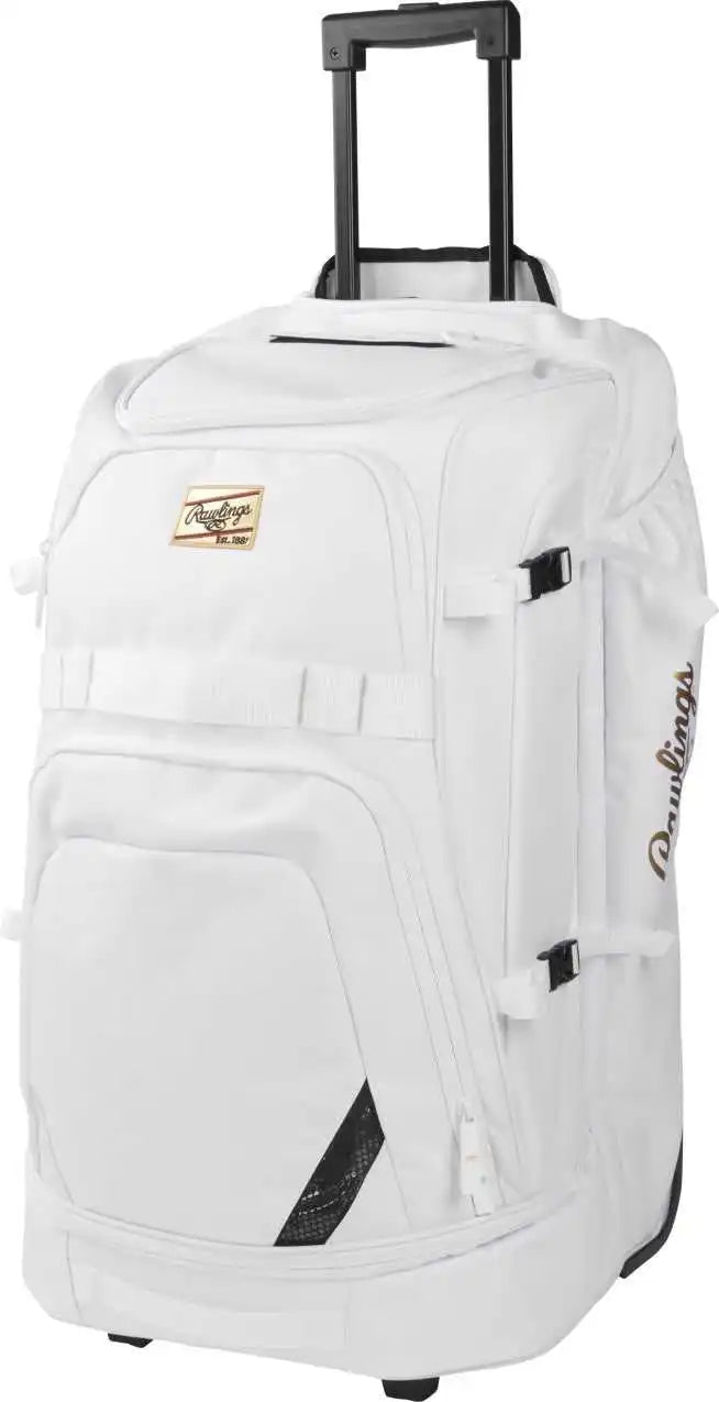 Rawlings Gold Collection Wheeled Bag - White