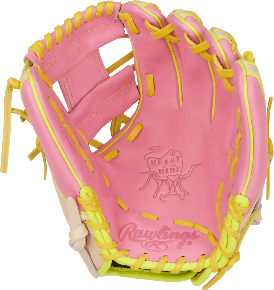 Rawlings Heart of the Hide 11.25’’ Limited Edition Color Sync Infield Glove Pror312u-2p - Pink Camel - Cork / Right