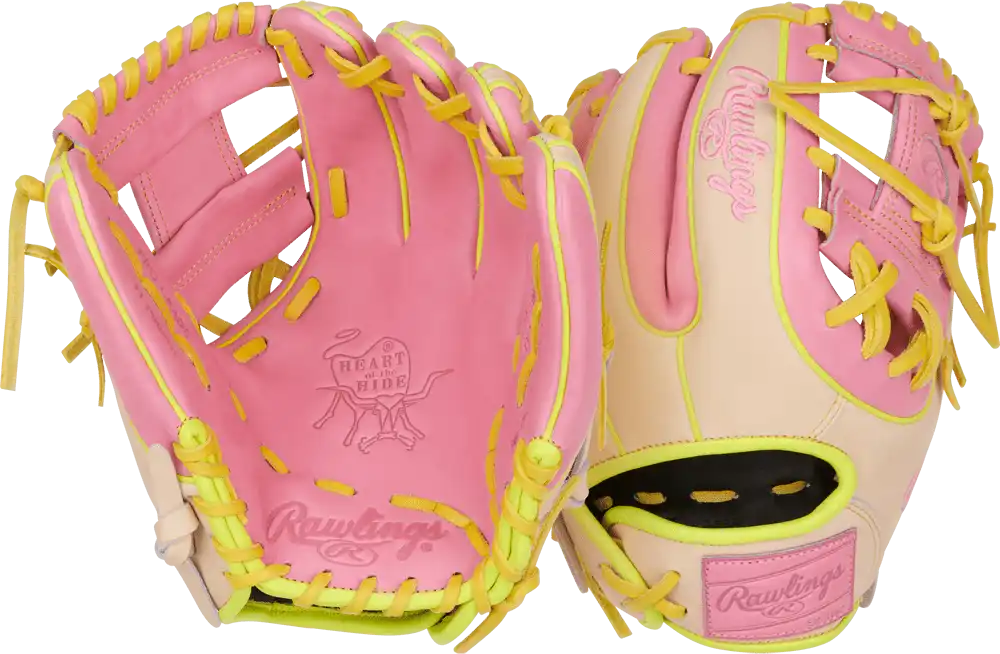 Rawlings Heart of the Hide 11.25’’ Limited Edition Color Sync Infield Glove Pror312u-2p - Pink Camel - Cork / Right