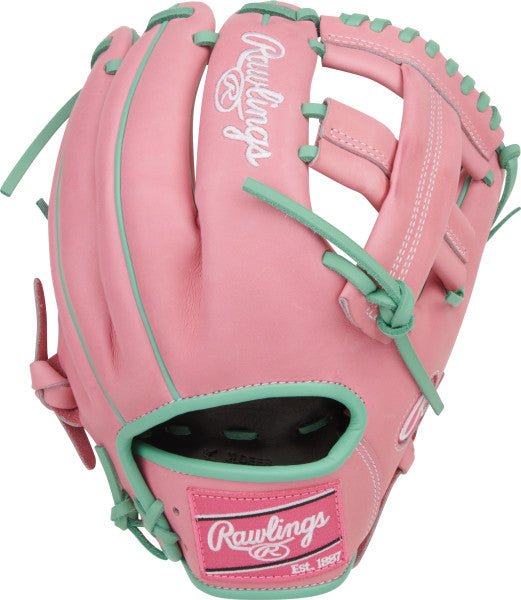Rawlings Heart of the Hide 11.75" Infield Baseball Glove PROR205-1PM - Pink Mint