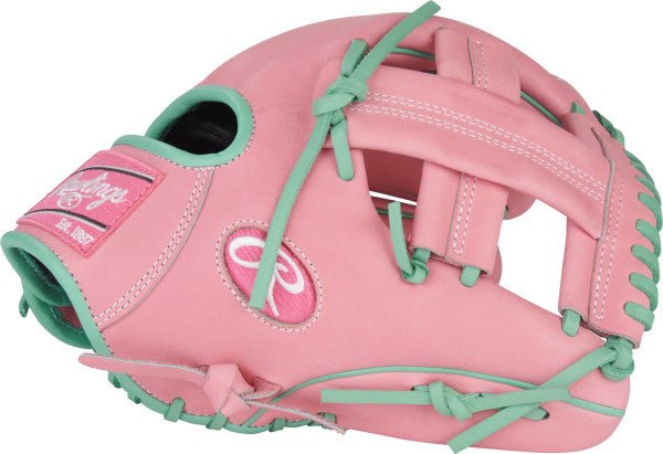 Rawlings Heart of the Hide 11.75&quot; Infield Baseball Glove PROR205-1PM - Pink Mint