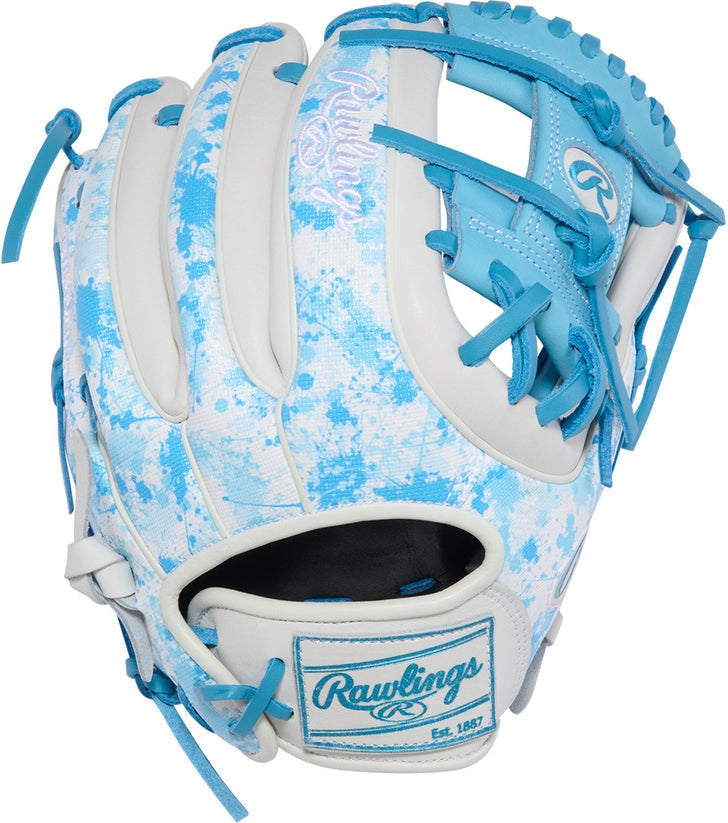 Rawlings Heart of the Hide 11.50’’ Infield Glove Pror314u-2cbw - Columbia Blue White - Right Throw
