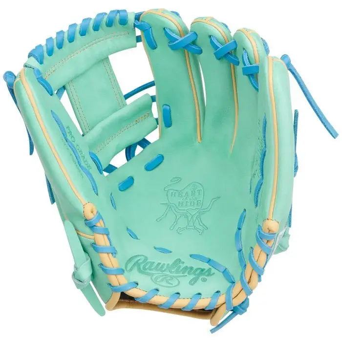 Rawlings Heart of the Hide 11.75’’ Baseball Infield Glove Pror2175-2m - Green - Right Throw