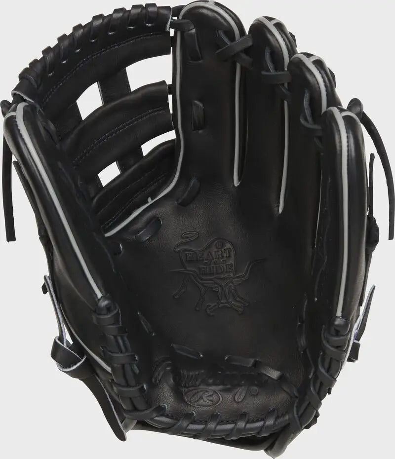 Rawlings Heart of the Hide 11.75’’ Baseball Utility Glove Prot205w-6b - Black - Right Throw