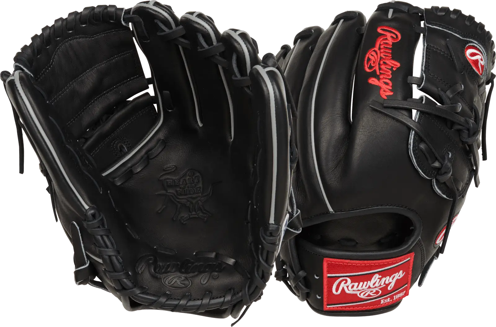 Rawlings Heart of the Hide 12.00’’ Baseball Pitcher Glove Prot206-9b - Black - Right Throw