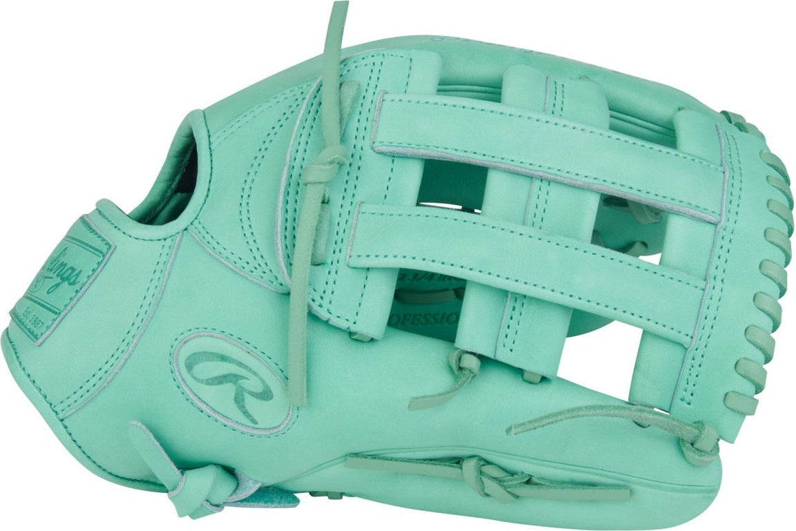 Rawlings Heart of the Hide 12.75’’ Outfield Glove Pror3039-6m - Mint - Green Light / Right Throw