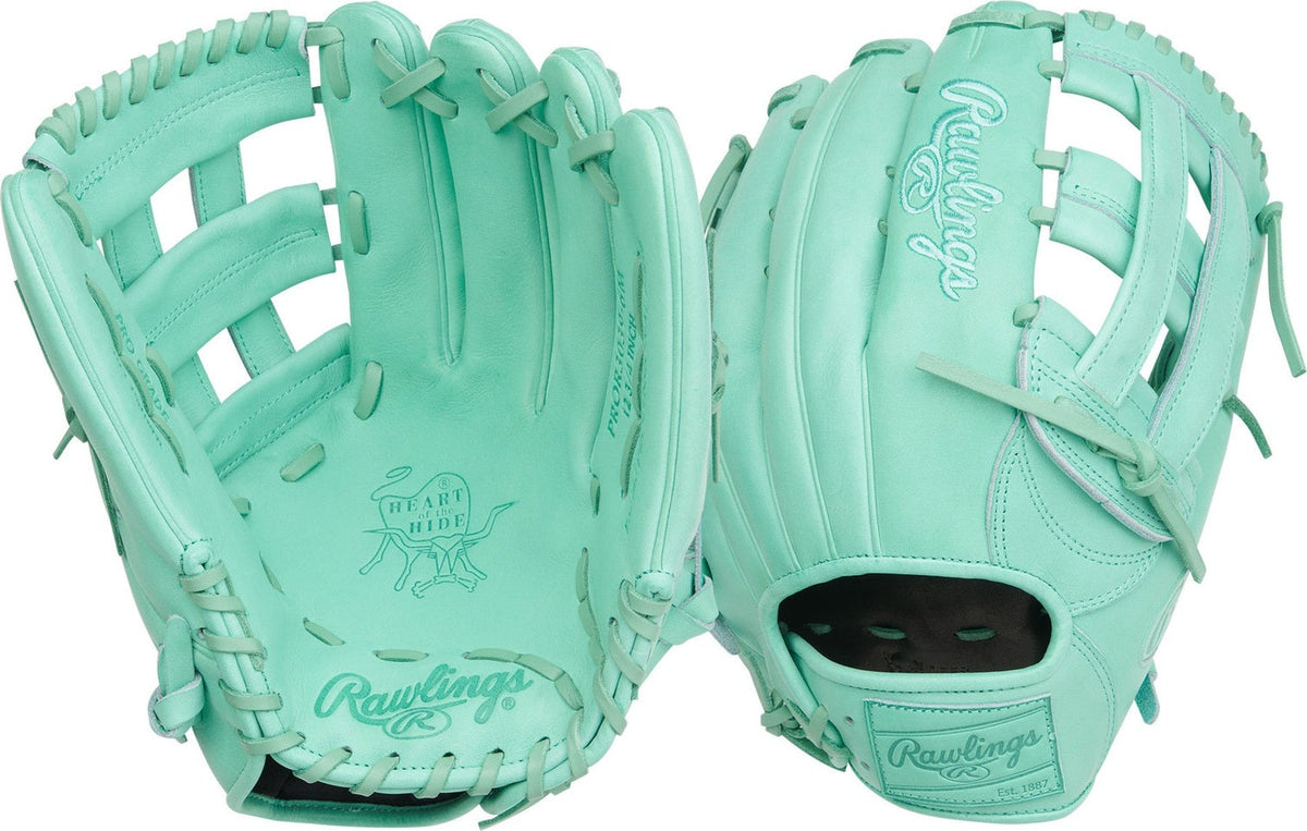 Rawlings Heart of the Hide 12.75’’ Outfield Glove Pror3039-6m - Mint - Green Light / Right Throw