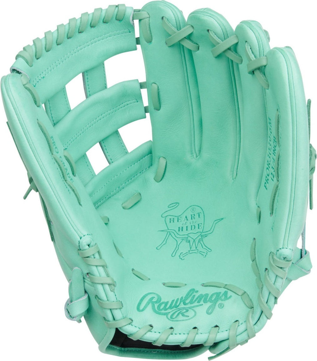 Rawlings Heart of the Hide 12.75’’ Outfield Glove Pror3039-6m - Mint - Green Light / Right Throw