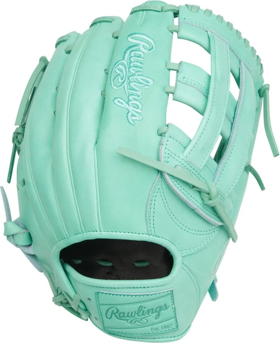 Rawlings Heart of the Hide 12.75’’ Outfield Glove Pror3039-6m - Mint - Green Light / Right Throw