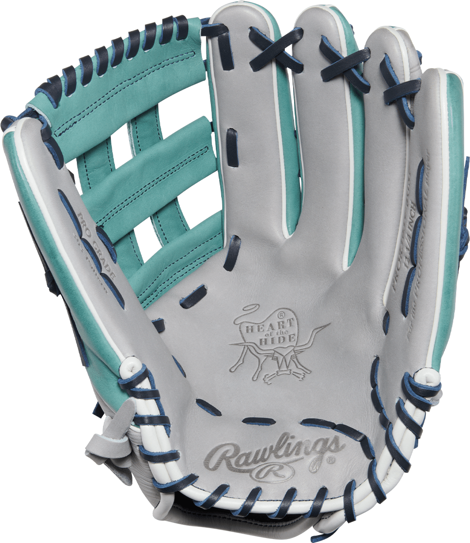 Rawlings Heart of the Hide Color Sync 10 Le 12.75’’ Outfield Baseball Glove Pror3039-6gsp - Gray Spruce - Right Throw