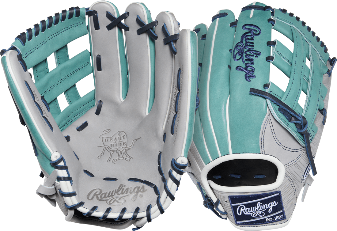 Rawlings Heart of the Hide Color Sync 10 Le 12.75’’ Outfield Baseball Glove Pror3039-6gsp - Gray Spruce - Right Throw