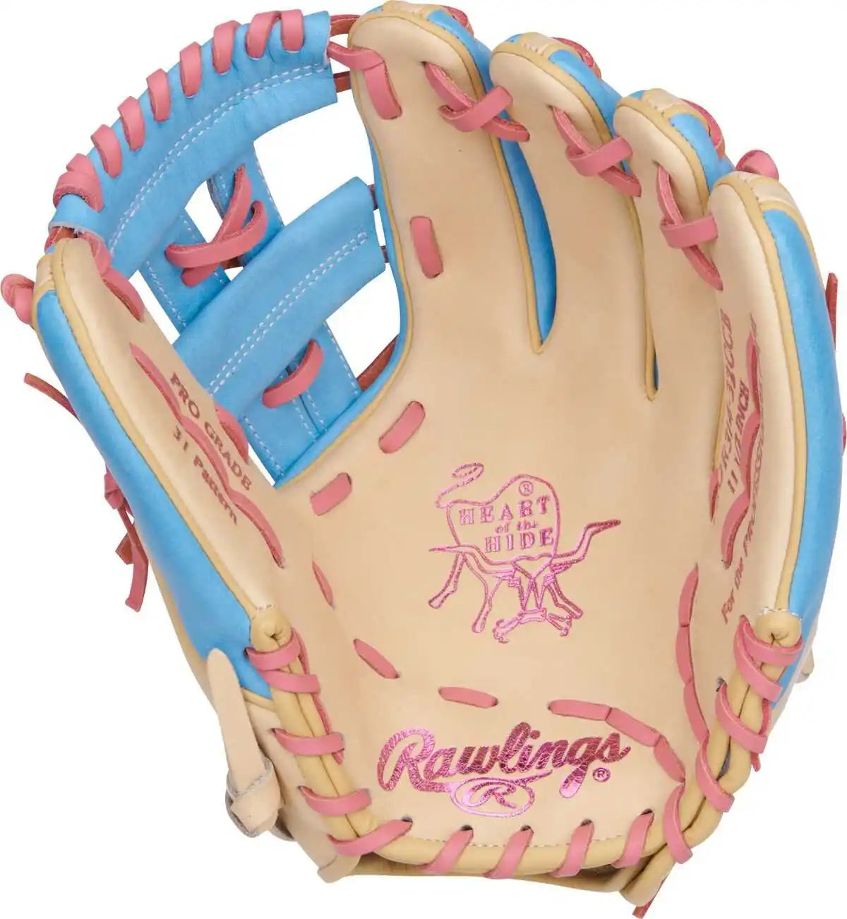 Rawlings Heart of the Hide Series 11.50’’ Infield Glove Pror314-32ccb - Camel - Cork / Right Throw