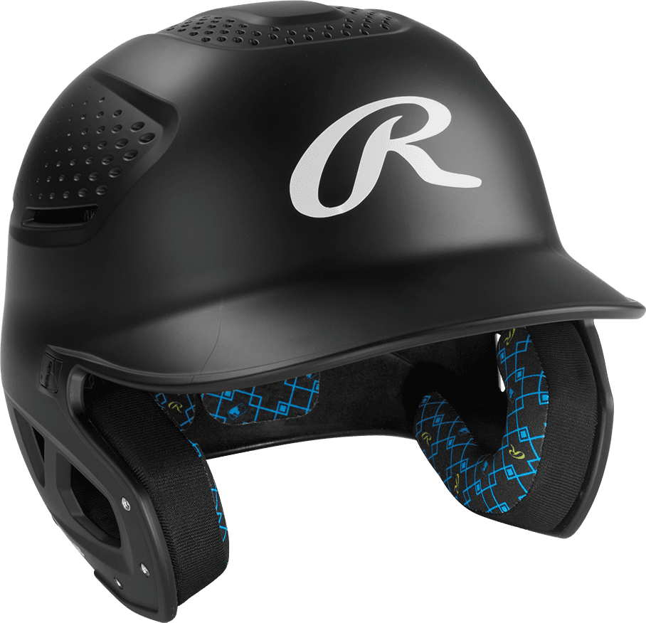 Rawlings RX2 Series Matte Batting Helmet - Black - HIT a Double