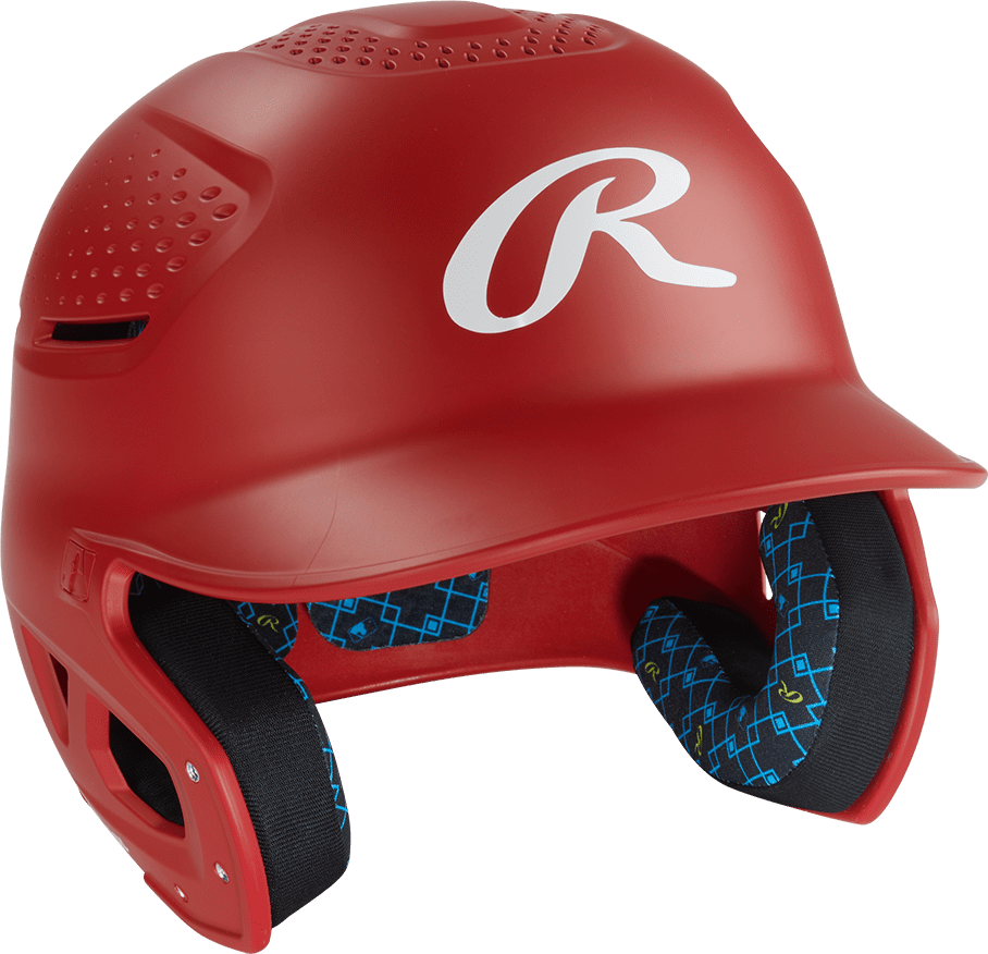 Rawlings RX2 Series Matte Batting Helmet - Scarlet - HIT a Double