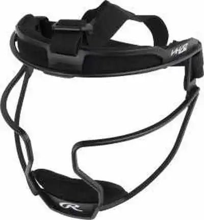 Rawlings Hi-viz Softball Fielders Mask - Black