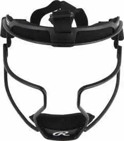 Rawlings Hi-viz Softball Fielders Mask - Black