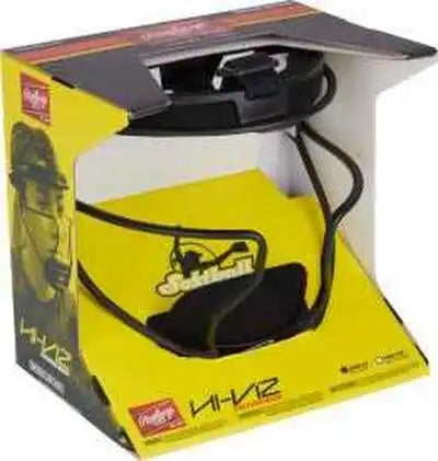 Rawlings Hi-viz Softball Fielders Mask - Black