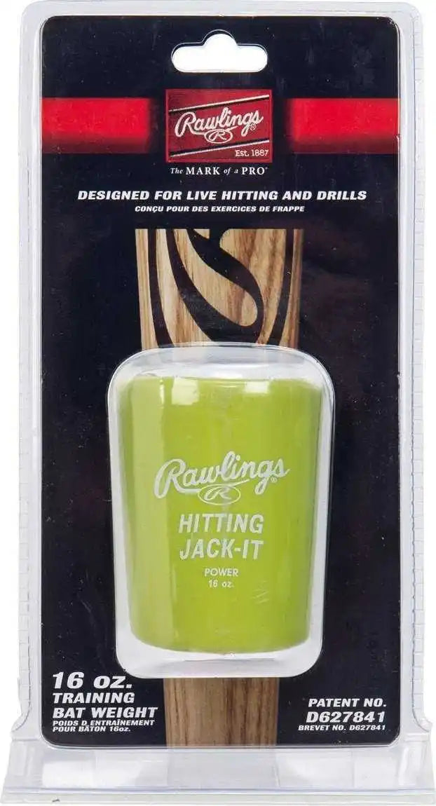 Rawlings Hitting Jack-it Bat Weight 16 Oz - Lime - Yellow