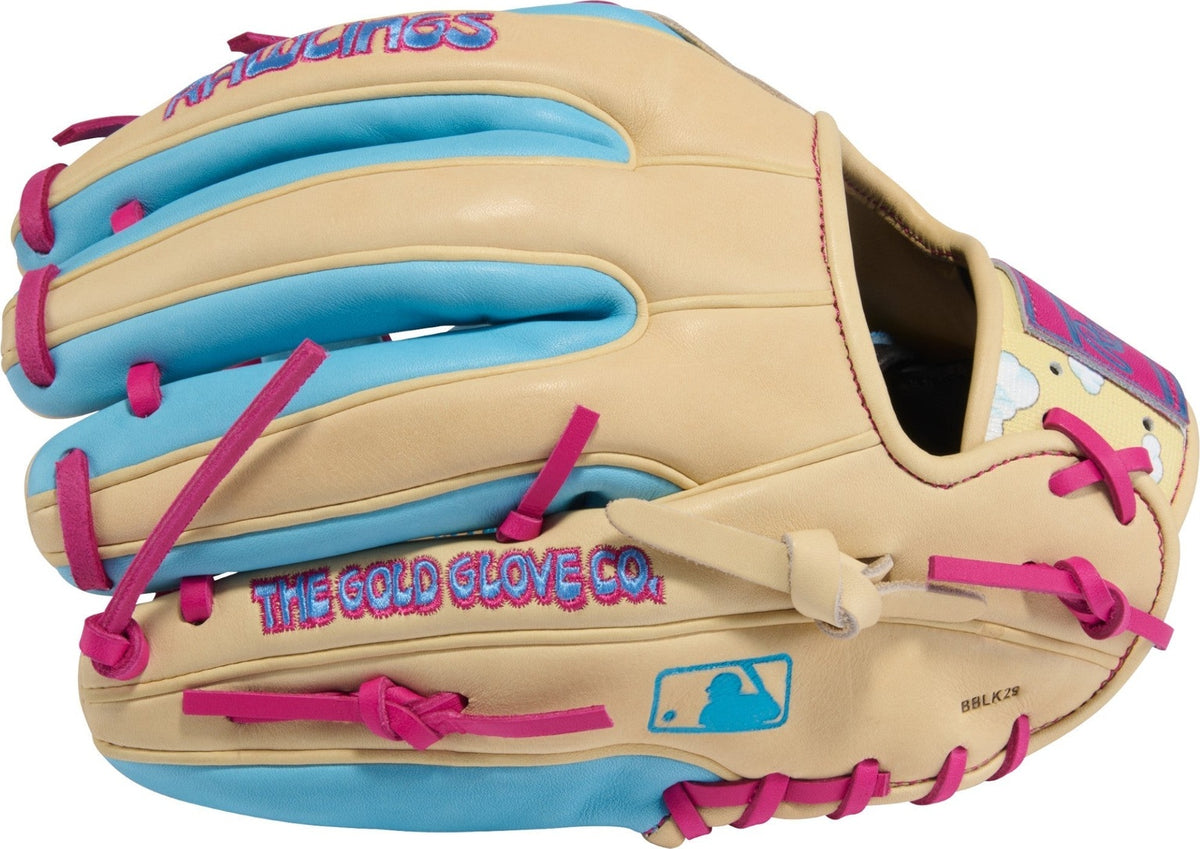 Rawlings Icon Fest Heart of the Hide 11.50’’ Infield Glove Pror934-2cbe - Camel Columbia Blue - Cork / Right Throw