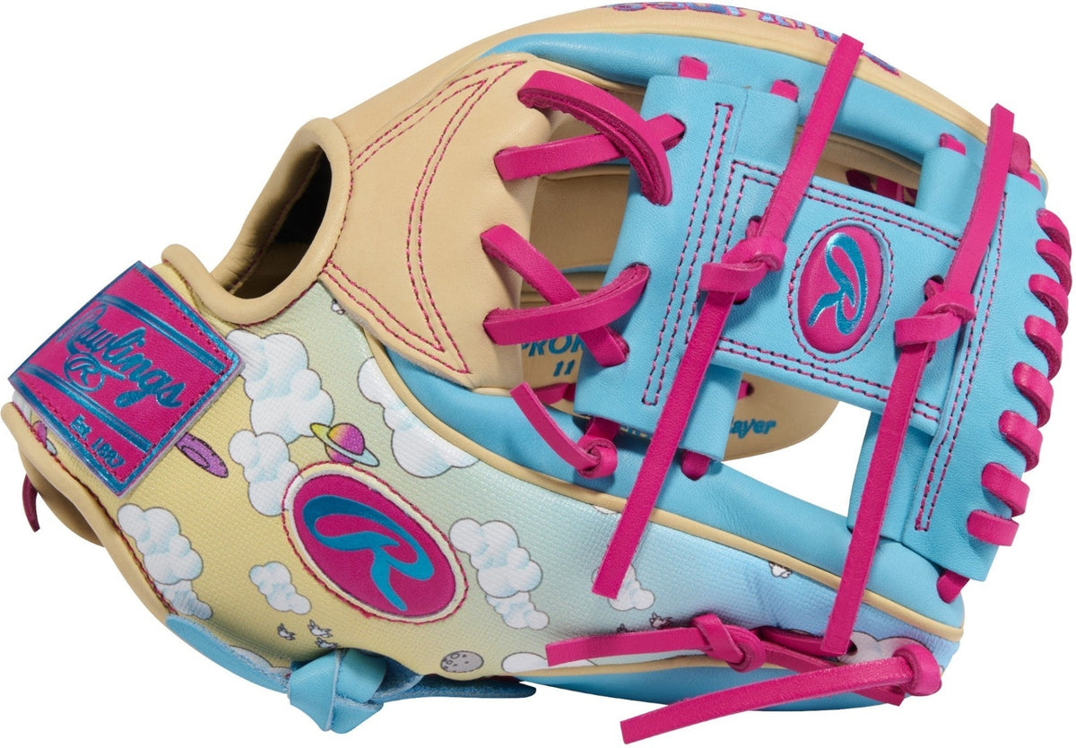 Rawlings Icon Fest Heart of the Hide 11.50’’ Infield Glove Pror934-2cbe - Camel Columbia Blue - Cork / Right Throw