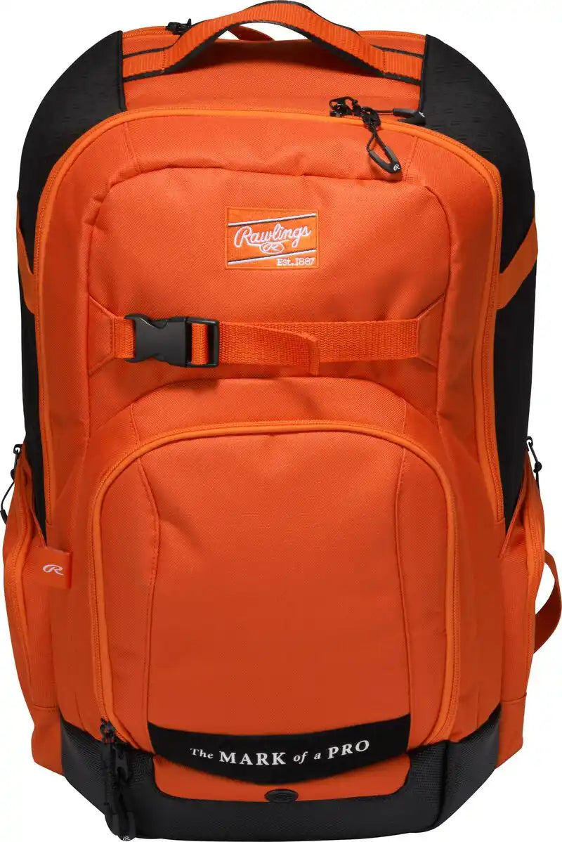 Rawlings Journey Players Backpack - Athletic Orange