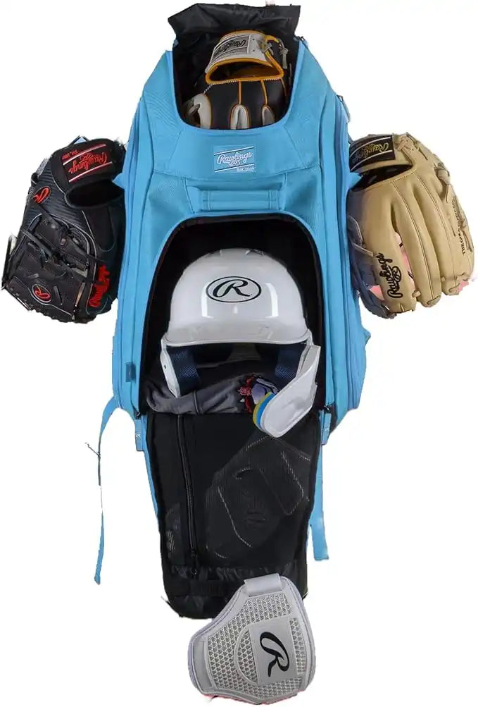 Rawlings Legion 2 Players Backpack - Columbia Blue