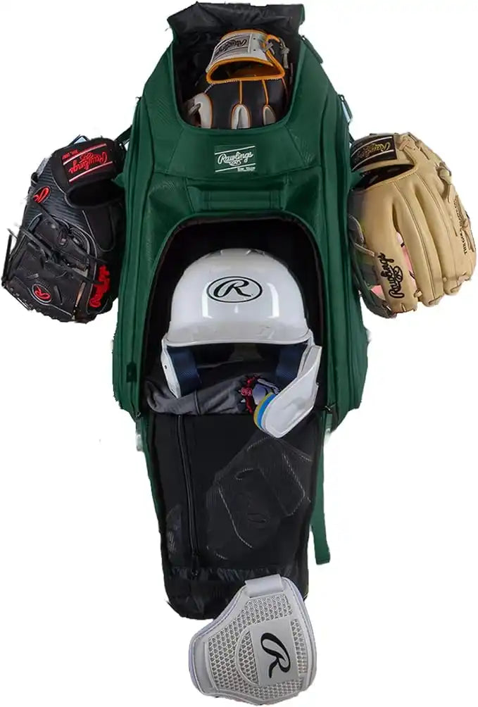 Rawlings Legion 2 Players Backpack - Dark Green