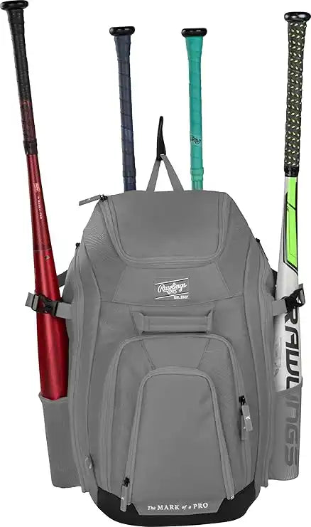 Rawlings Legion 2 Players Backpack - Graphite - Dark Gray