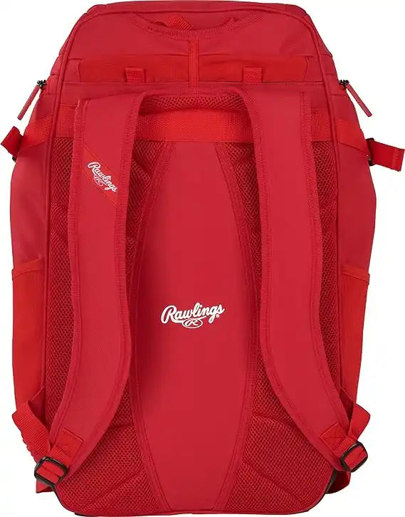 Rawlings Legion 2 Players Backpack - Scarlet - Red