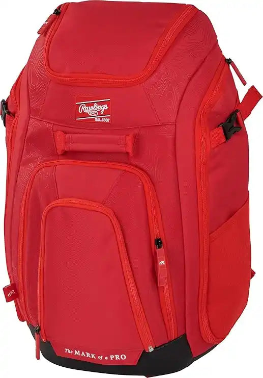 Rawlings Legion 2 Players Backpack - Scarlet - Red