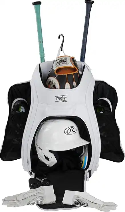 Rawlings Legion 2 Players Backpack - White