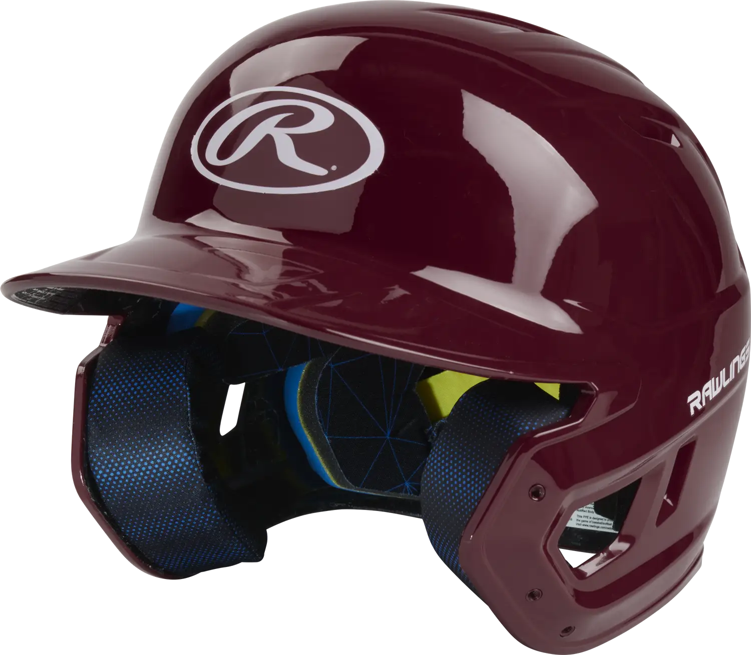 Rawlings Mach Gloss Color Batting Helmet - Marron