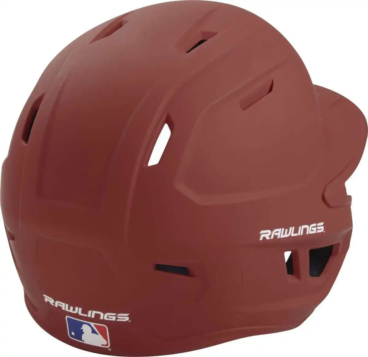 Rawlings Mach Matte Color Batting Helmet - Cardinal