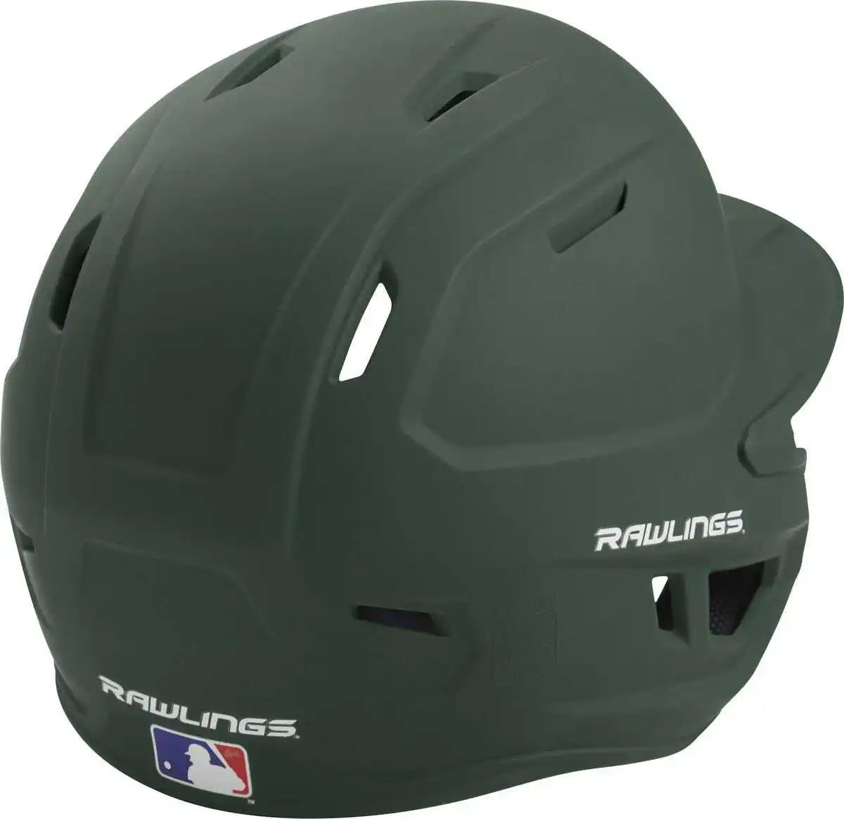 Rawlings Mach Matte Color Batting Helmet - Dark Green