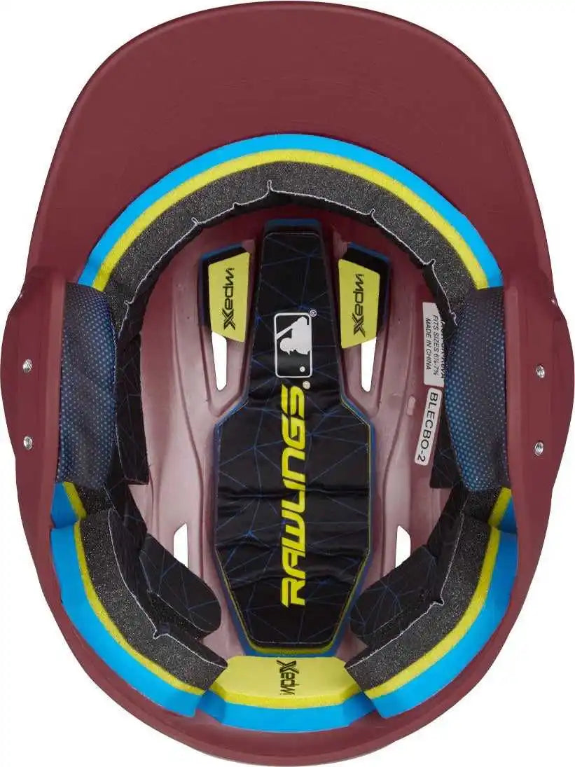 Rawlings Mach Matte Color Batting Helmet - Maroon