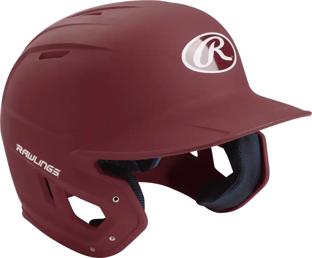 Rawlings Mach Matte Color Batting Helmet - Maroon
