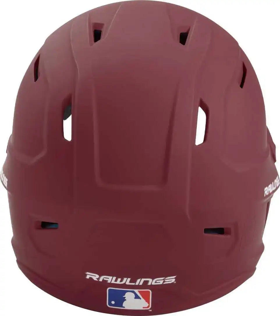 Rawlings Mach Matte Color Batting Helmet - Maroon