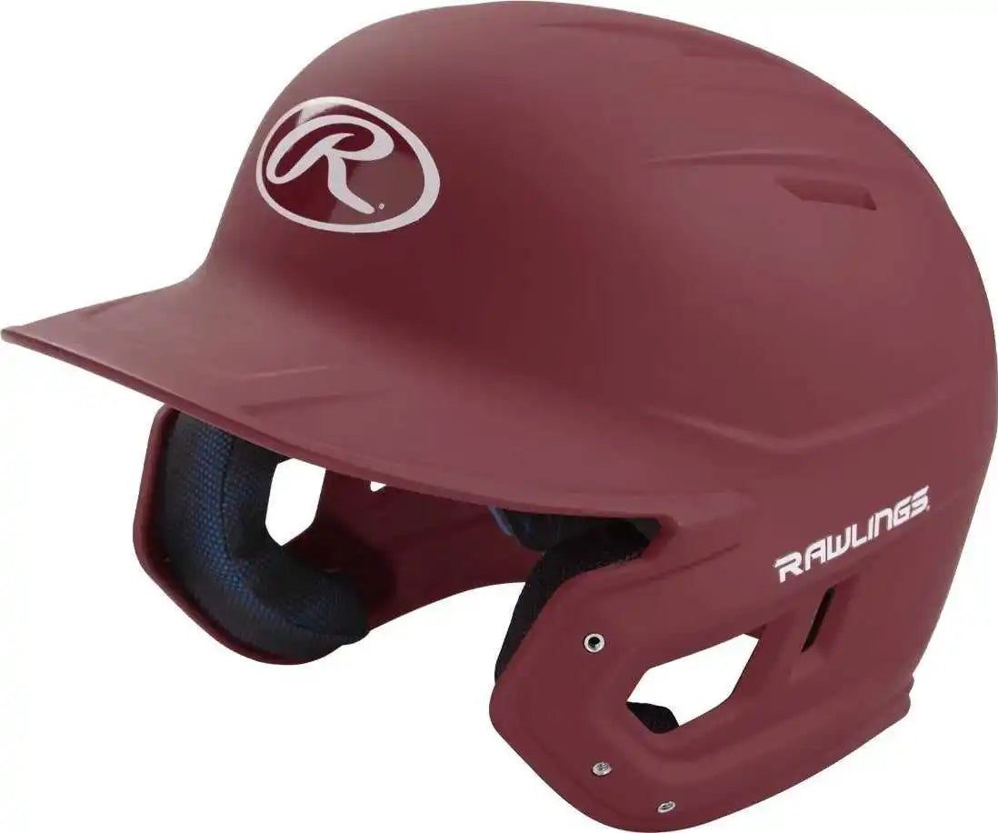 Rawlings Mach Matte Color Batting Helmet - Maroon
