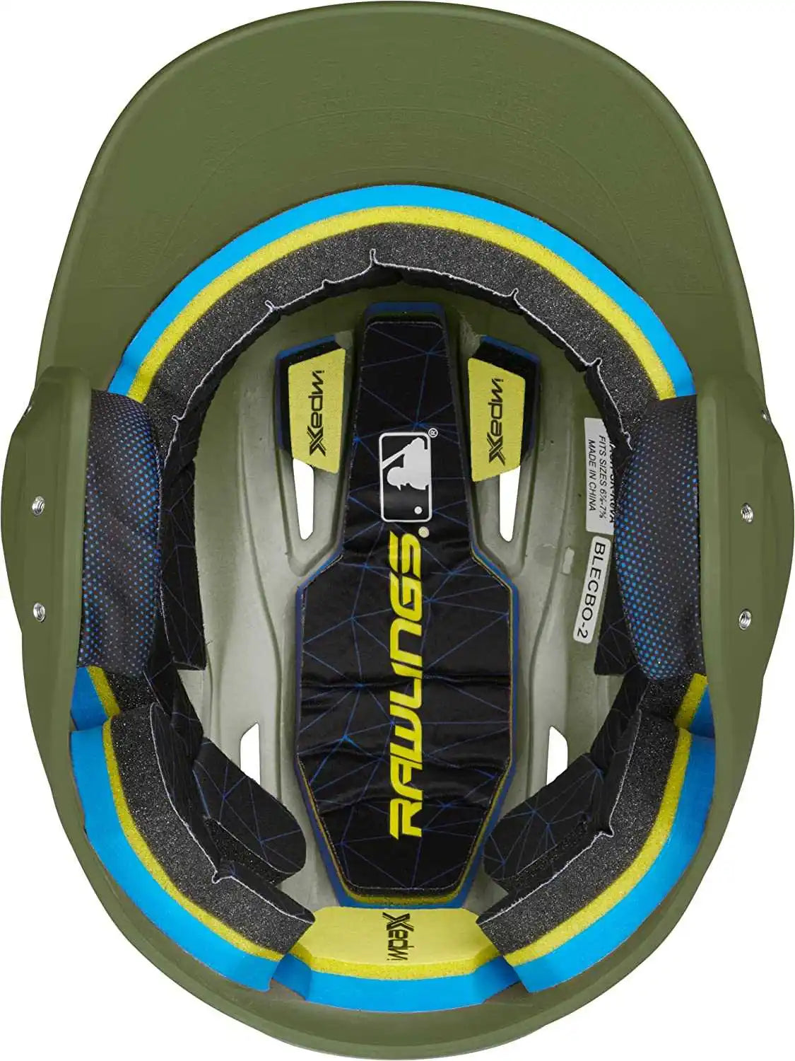 Rawlings Mach Matte Color Batting Helmet - Military Green