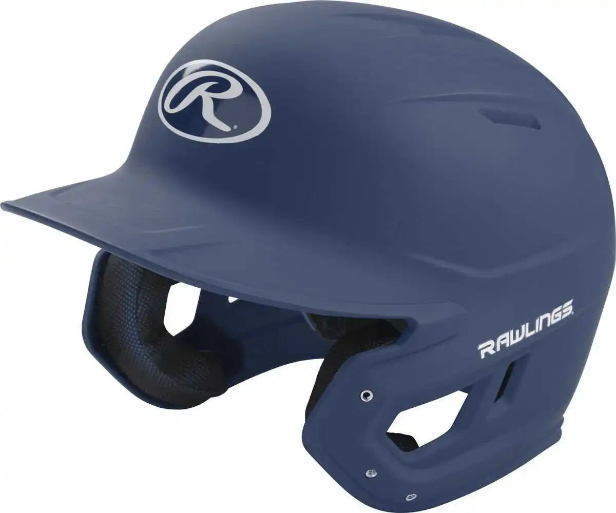 Rawlings Mach Matte Color Batting Helmet - Navy