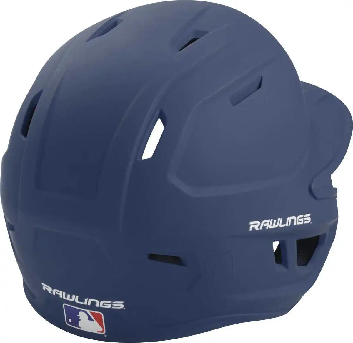 Rawlings Mach Matte Color Batting Helmet - Navy