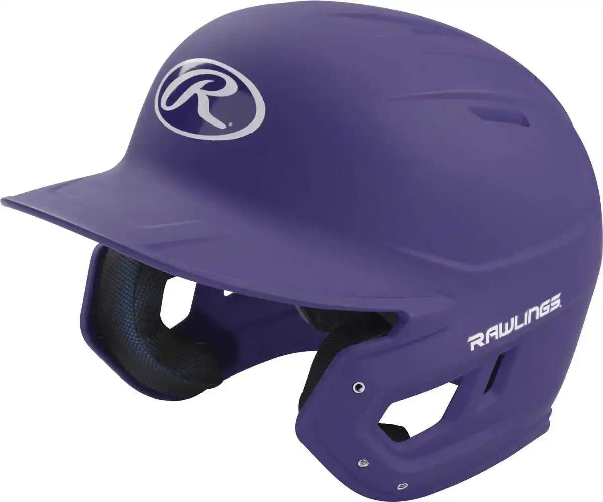 Rawlings Mach Matte Color Batting Helmet - Purple