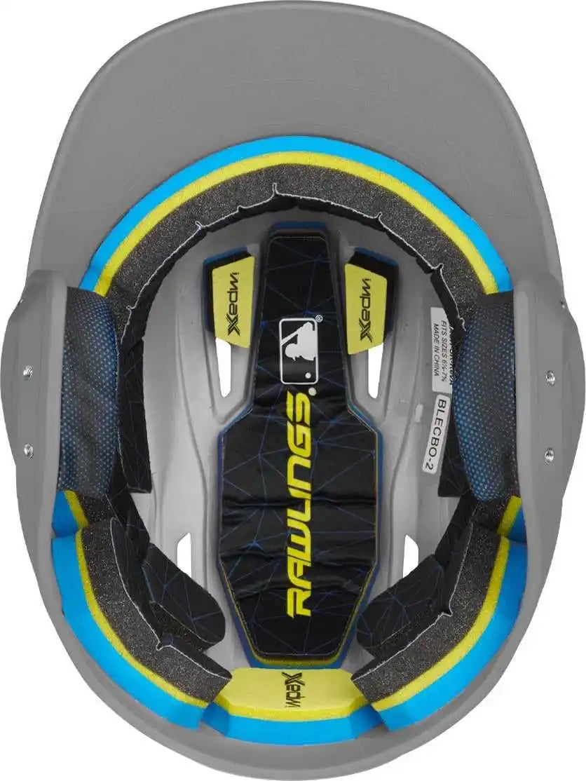 Rawlings Mach Matte Color Batting Helmet - Silver