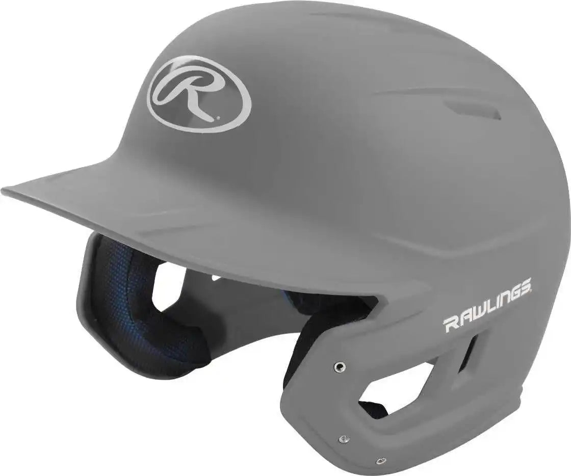 Rawlings Mach Matte Color Batting Helmet - Silver
