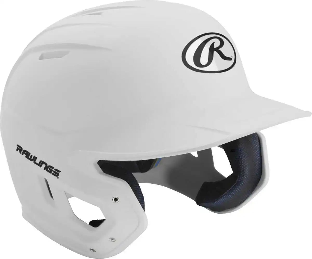 Rawlings Mach Matte Color Batting Helmet - White